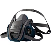 3M 6502QL - 6502 Media Máscara 6500 QL Mediana (silicona)- Certificado de seguridad EN